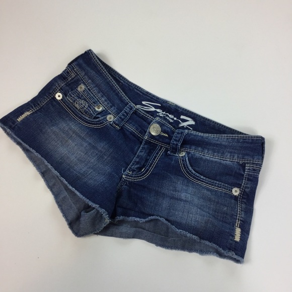 Seven7 Pants - SEVEN 7 Cutoff Shorts Hemmed Frayed Size 29 Womens
